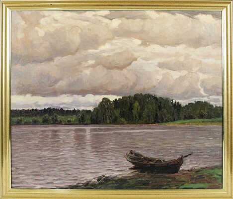 Федорович Владимир Николаевич. Пейзаж с лодкой 